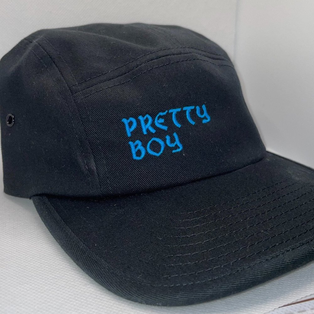 Pretty Boy Embroidered Adjustable 5 Panel Hat